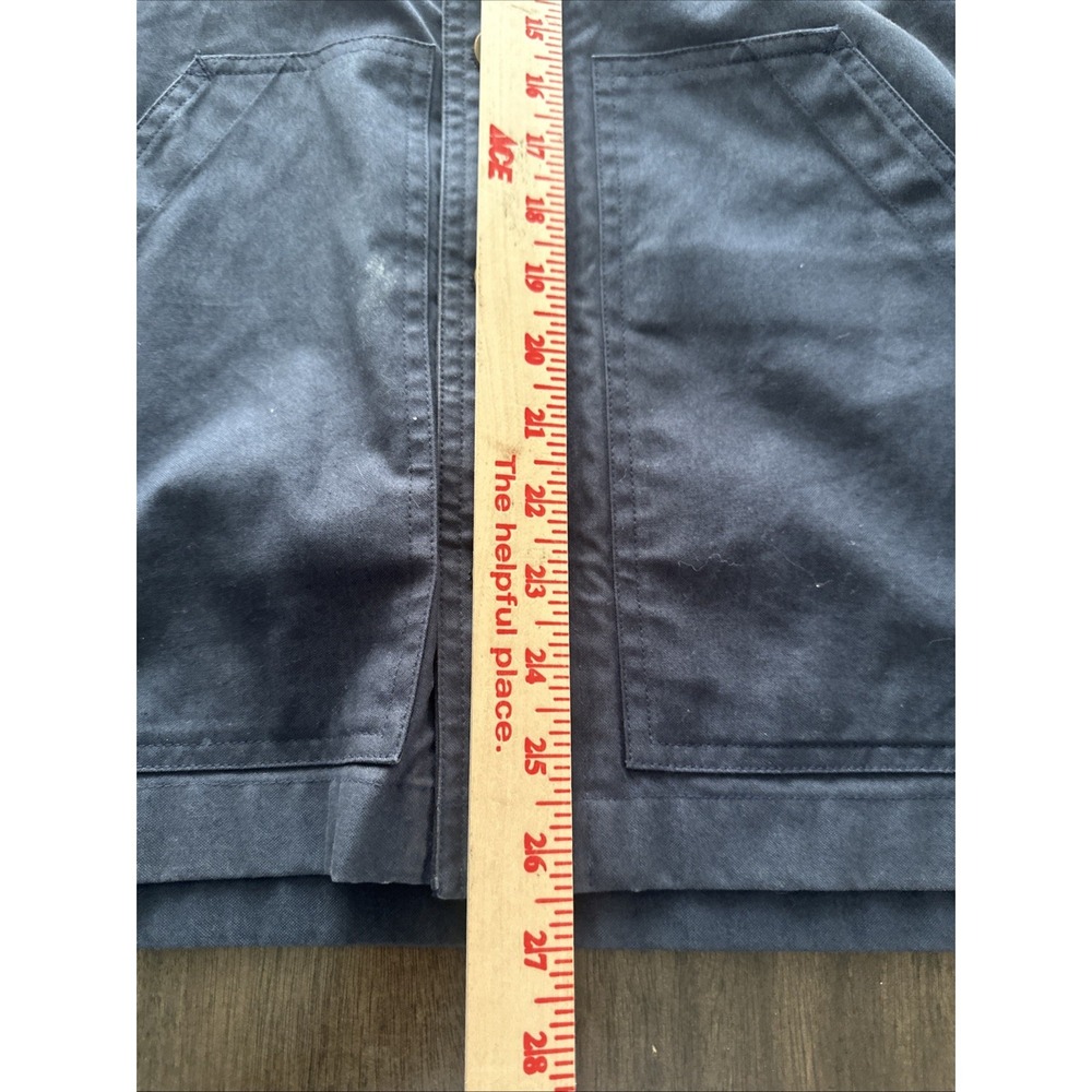 Ecologyst Men's Blue Organic Cotton Chore Utility Jacket Size Large Canada - Picture 6 of 7